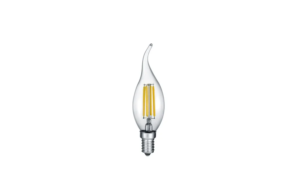 Trio Lighting LK LED E14 filament krone/buet topp 4W 470lm 2700K 3-trinn v:1185852 Trio Lighting LK LED E14 filament krone/buet topp 4W 470lm 2700K 3-trinn v:1185852