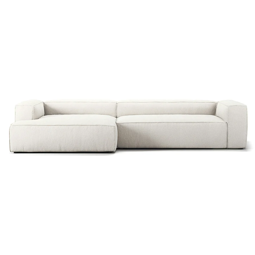 Grand 4-Seter Sofa sjeselong Venstre, Steam White v:9225027