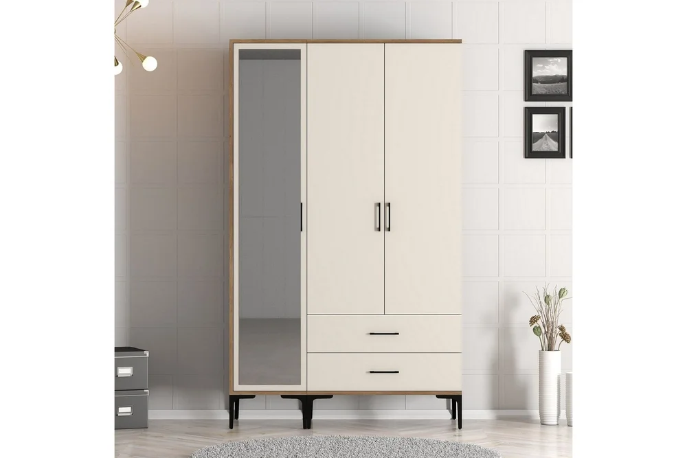 Kumsal Garderobe med Speil v:8288670