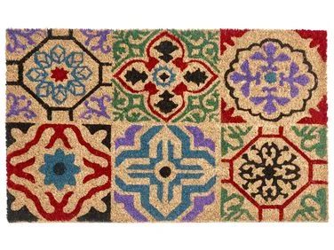 Dørmatte NAUKATI Flerfarget 40 x 60 cm Kokosfiber v:8307721 Dørmatte NAUKATI Flerfarget 40 x 60 cm Kokosfiber v:8307721