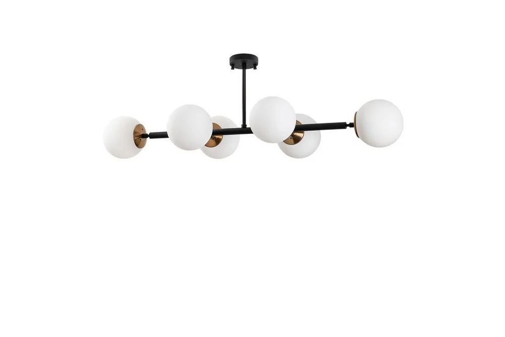 Taklampe Subin Flat Svart / Krem v:5708398