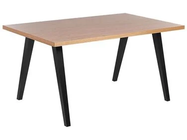 Spisebord LENISTER Brun/svart 150 cm 90 cm v:2203439 Spisebord LENISTER Brun/svart 150 cm 90 cm v:2203439