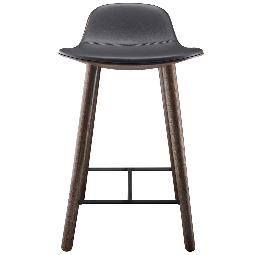 Yuuga Barstol H65 cm, Røkt Eik/Sort v:3434735 Yuuga Barstol H65 cm, Røkt Eik/Sort v:3434735