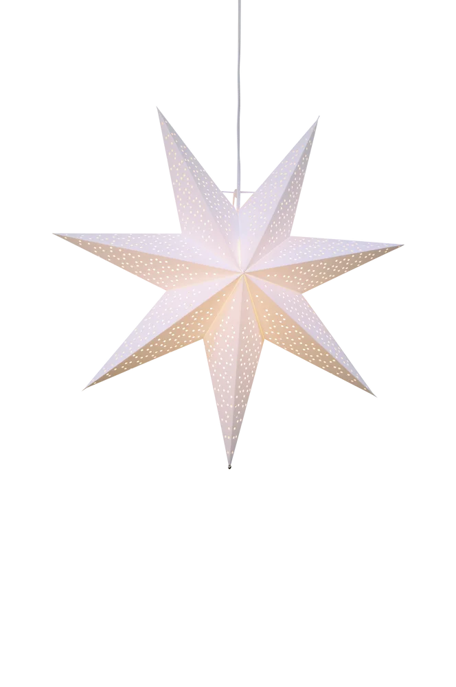 Adventsstjerne Dot 54 cm – Hvit – Belysning | m v:5214792 Adventsstjerne Dot 54 cm – Hvit – Belysning | m v:5214792