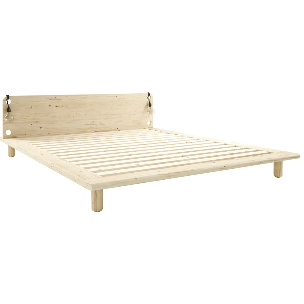Peek Sengeramme Med 2 Lamper Klarlakkert, 140×200 cm v:9836978