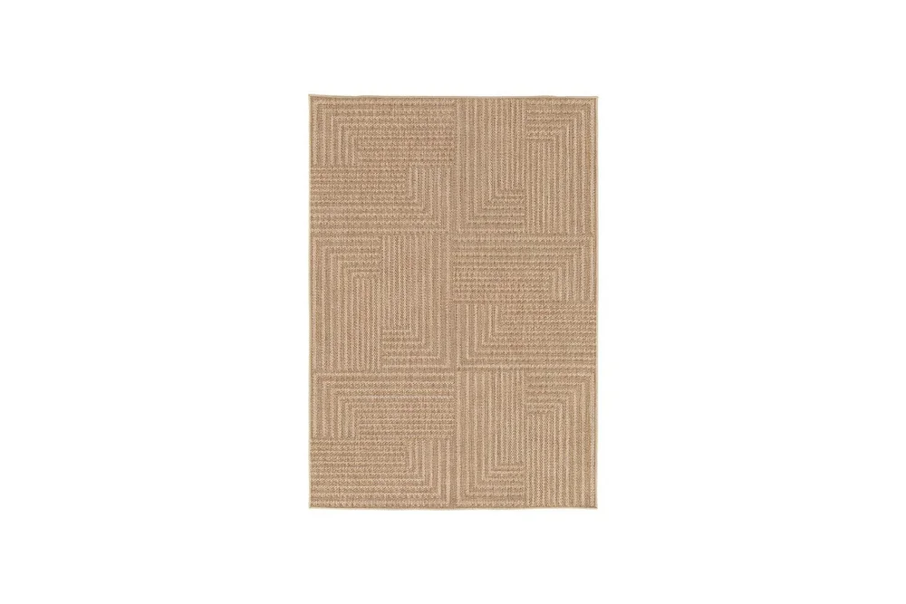 Hillerstorp Belle utematte 240x340 cm beigebrun v:4833313