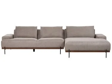 Hjørnesofa 4-seters MARIFERD Lysebrun Venstrevendt v:7419717 Hjørnesofa 4-seters MARIFERD Lysebrun Venstrevendt v:7419717