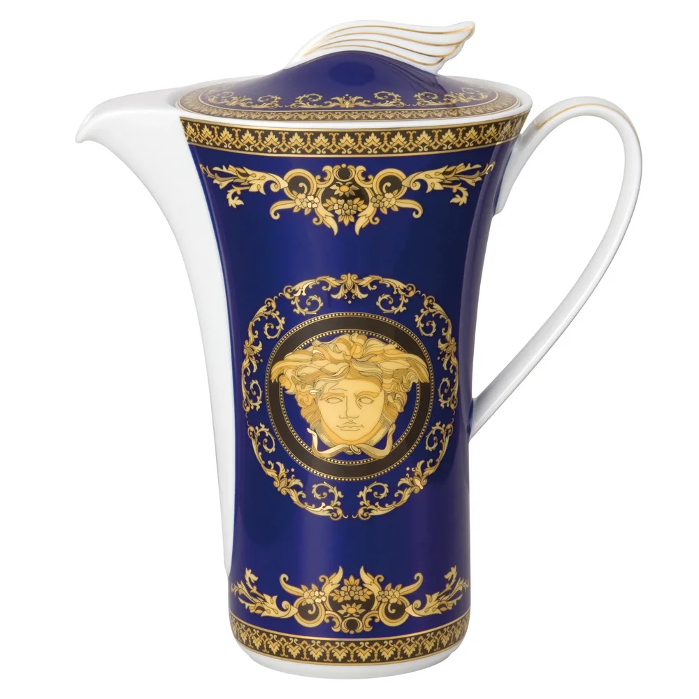 Versace Medusa Blue kaffekanne v:8443110 Versace Medusa Blue kaffekanne v:8443110
