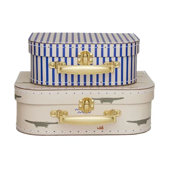 Mini Crocodile & Stripes koffertsett v:9791784