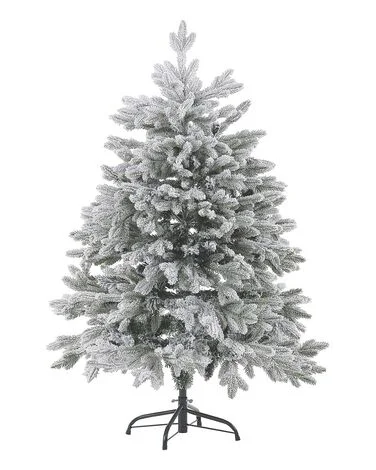Kunstig juletre med snø FORAKER 120 cm Hvit v:3646466