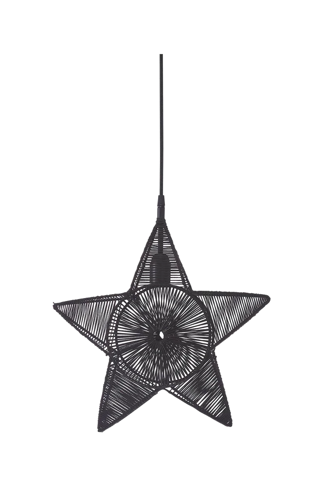 Julestjerne Regina 40 cm – Svart – Belysning | m v:824468 Julestjerne Regina 40 cm – Svart – Belysning | m v:824468