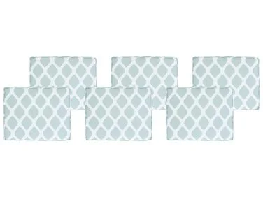 Sett med 6 puter til hagestoler TOLVE 39 x 31 cm Mintgrønn v:1464013 Sett med 6 puter til hagestoler TOLVE 39 x 31 cm Mintgrønn v:1464013