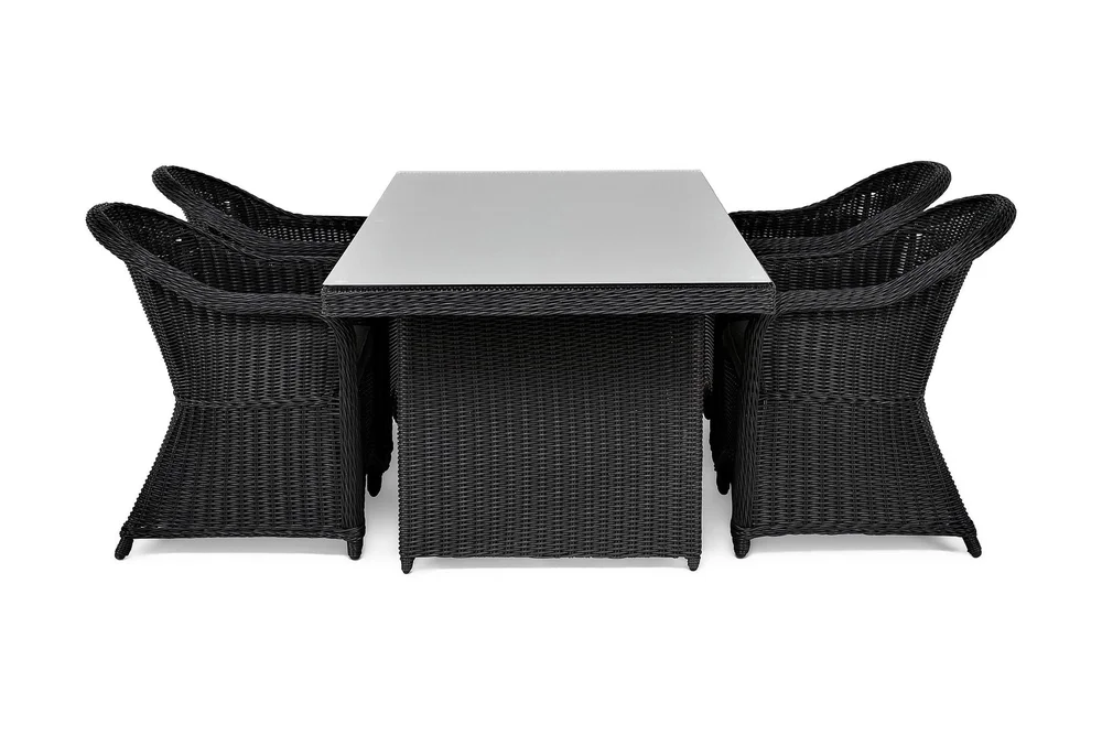 Marcus Spisegruppe 200 + 4 Light Lenestoler m Pute v:3679608