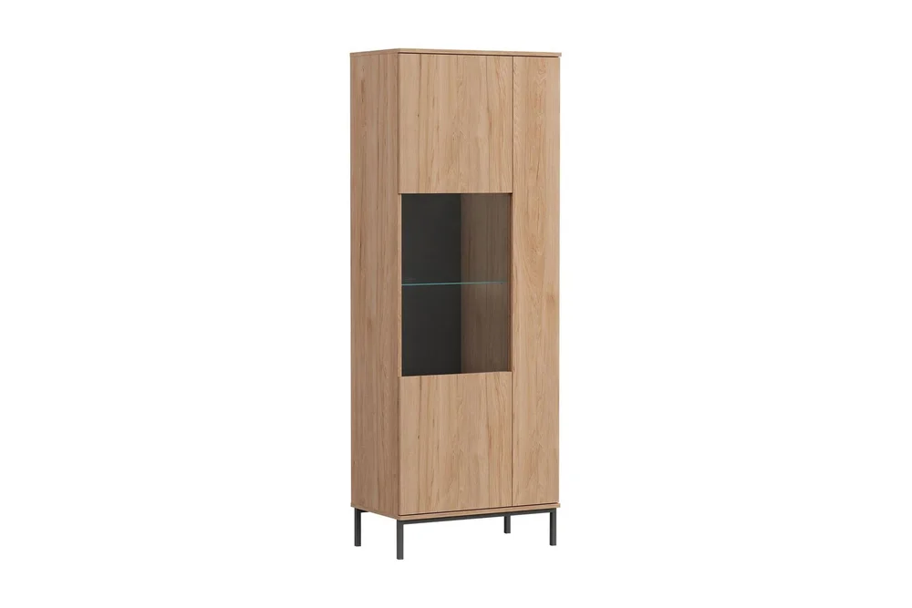 Querty Vitrineskap 70x190x41 cm v:9738592 Querty Vitrineskap 70x190x41 cm v:9738592