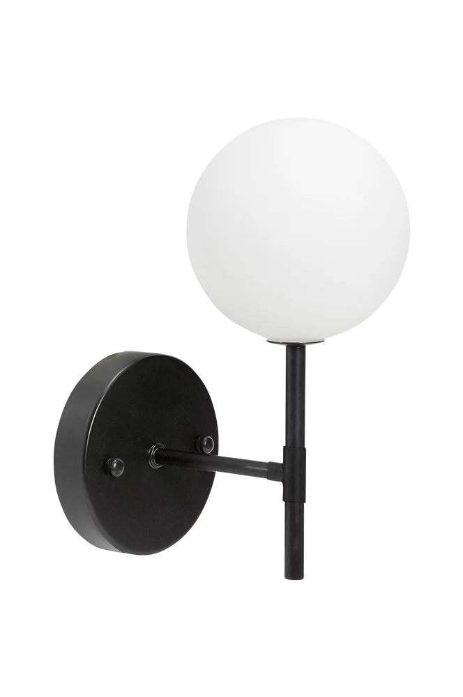 Vegglampe Sigma 25 cm – Svart – Belysning | m v:8279836 Vegglampe Sigma 25 cm – Svart – Belysning | m v:8279836