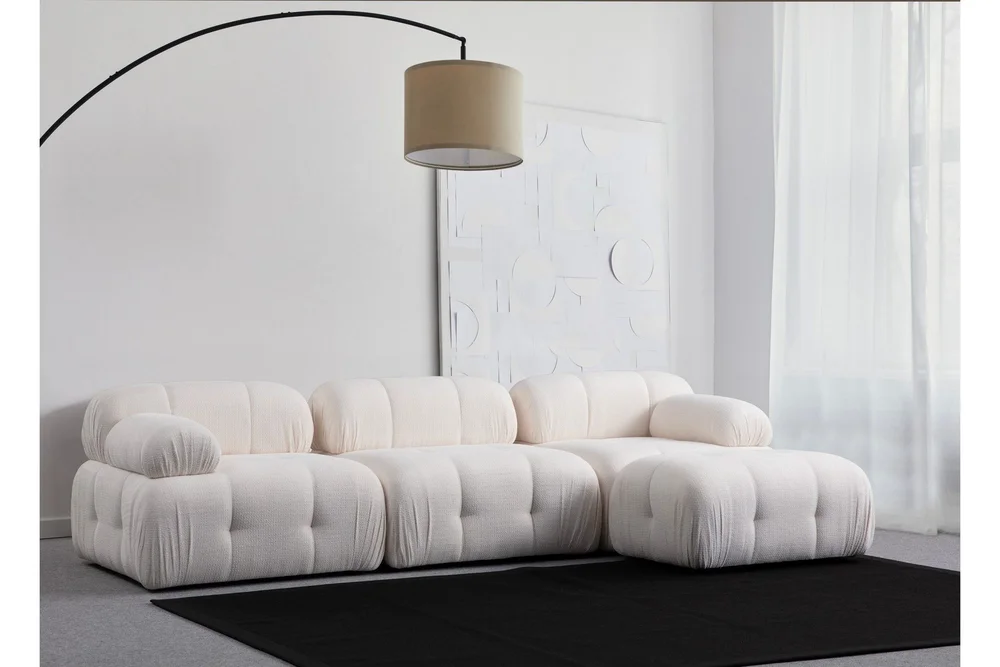 Belgin Sofa med Sjeselong 3-seter v:7351012