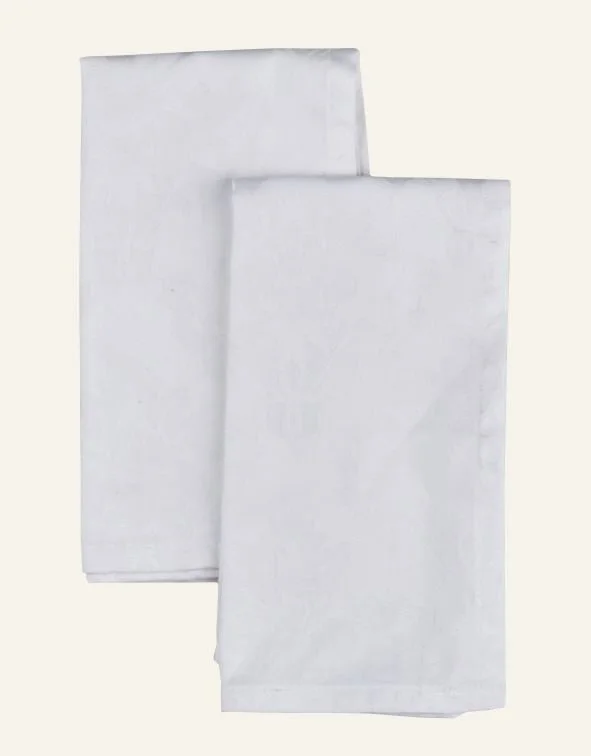 2pk tøyserviett hvit – 45×45 cm v:9956015 2pk tøyserviett hvit – 45×45 cm v:9956015