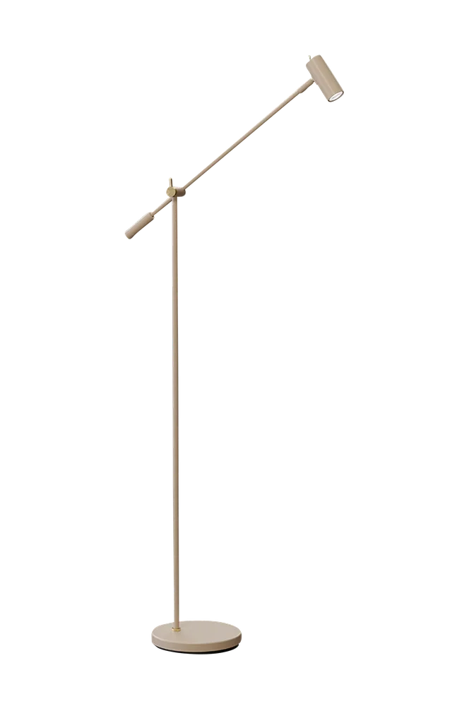 Gulvlampe Cato høyde 100-143cm cm, dimbar – Beige – Belysning | m v:8682174 Gulvlampe Cato høyde 100-143cm cm, dimbar – Beige – Belysning | m v:8682174