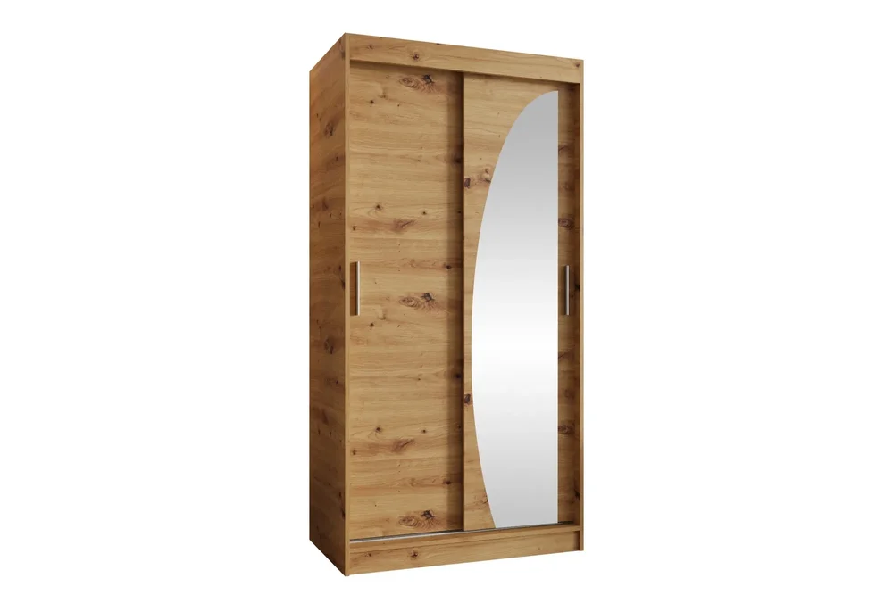 Amira Garderobeskap Med Speil 100×200 cm v:9407325