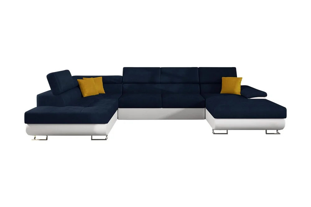 Sovesofa 4-seters U-formet 345x202 cm Venstre v:9344289