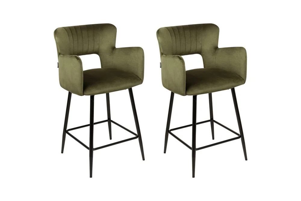 Barstol Beliani Sanilac set om 2 Blå-Svart Olive green VALUE_MISSING_18023 v:7202549 Barstol Beliani Sanilac set om 2 Blå-Svart Olive green VALUE_MISSING_18023 v:7202549