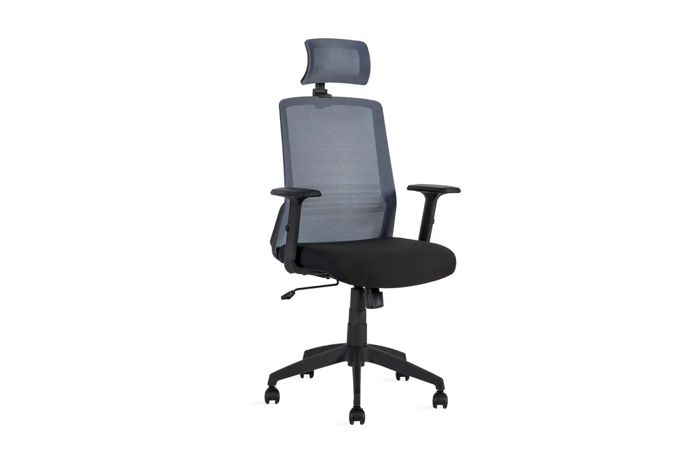 Kontorstol BRAVO 62x53xH107-1145 svart/grå v:9775846