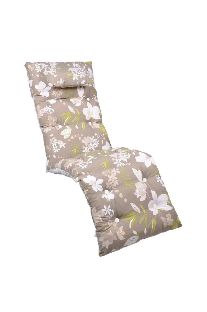Pute til Baden Baden , flock – Beige – Utemøbler & hage | m v:7841524