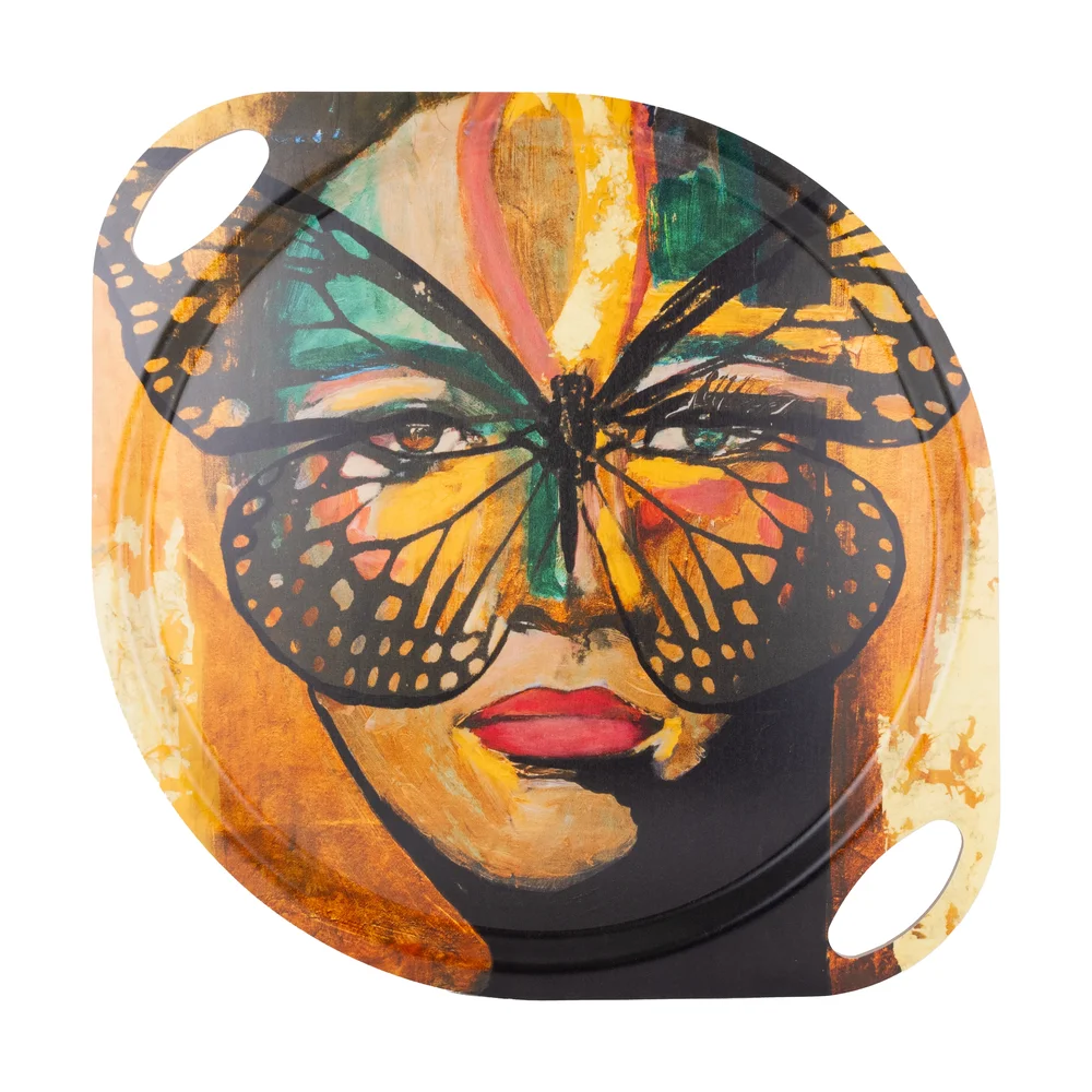 Golden Butterfly brett med håndtak 38x47 cm. v:3273172