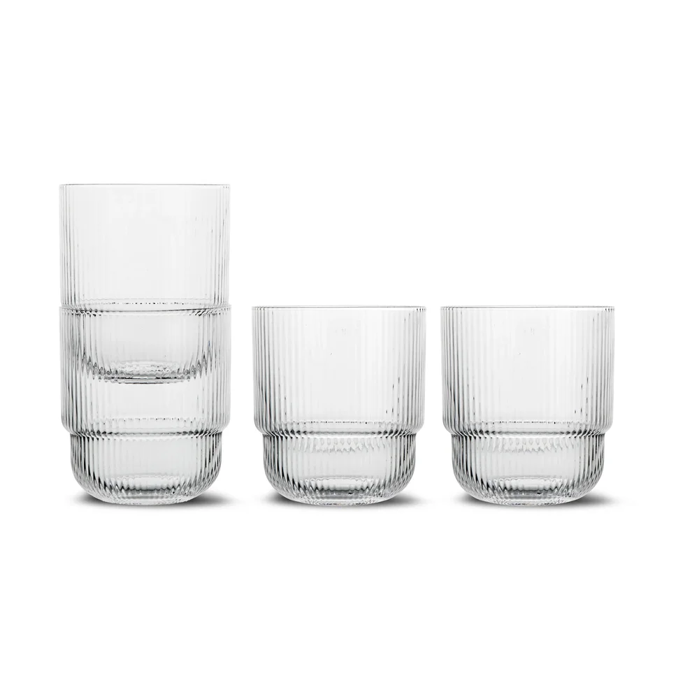 Sagaform blankt vannglass 4-pk v:6756842