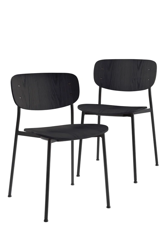 MORRELL stol 2-pk - Svart m v:1948175