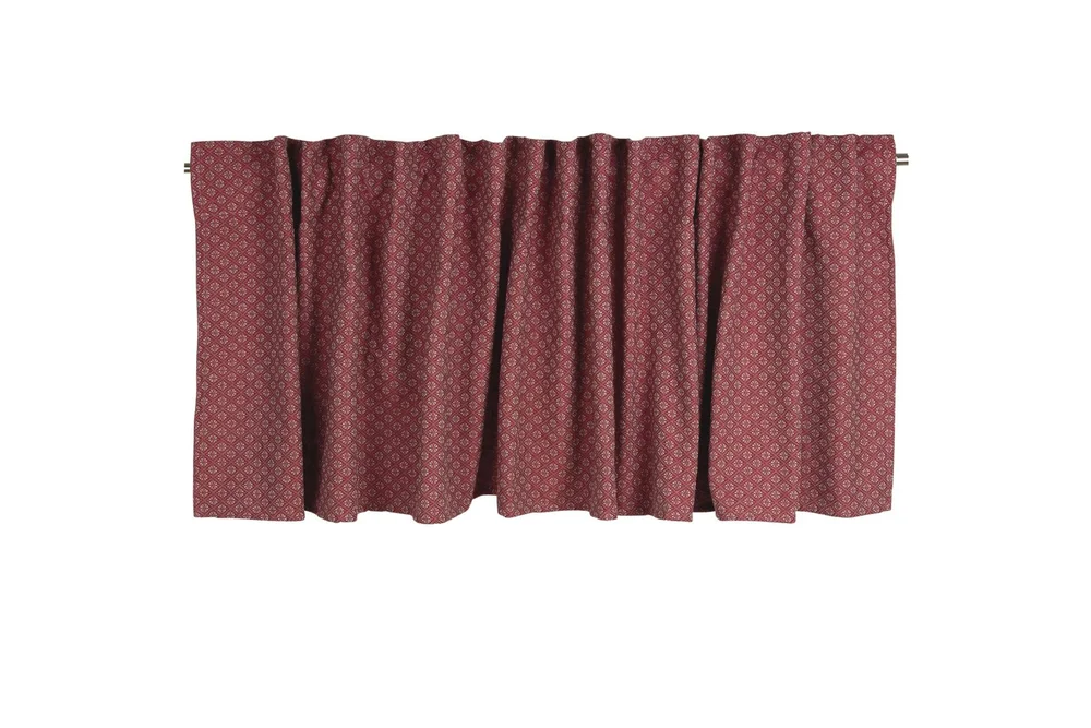 Gardinkappa Fondaco Beige, Röd v:5766792 Gardinkappa Fondaco Beige, Röd v:5766792