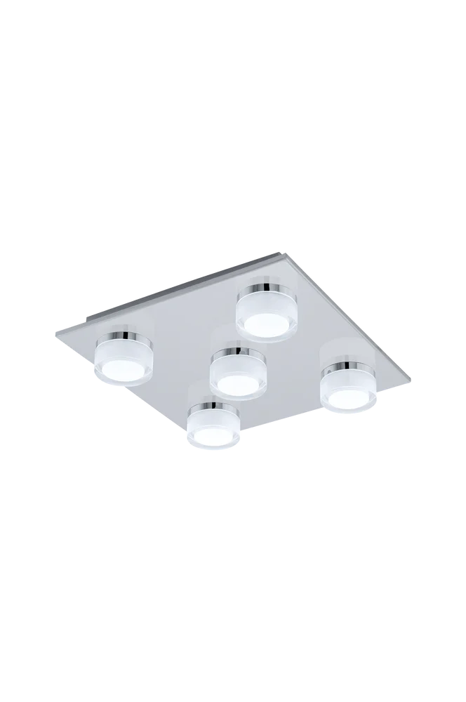 Baderomslampe Romendo 1 5-Light – Krom – Belysning | m v:5647281