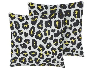 Sett med 2 utendørsputer KARDITSA Dyremønster 45 x 45 cm Flerfarget v:8744051 Sett med 2 utendørsputer KARDITSA Dyremønster 45 x 45 cm Flerfarget v:8744051