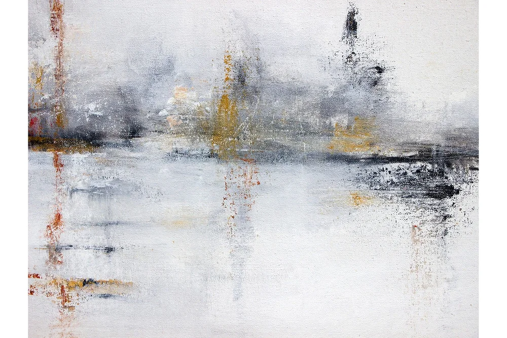 Canvasbilde Hvit abstrakt v:8278882