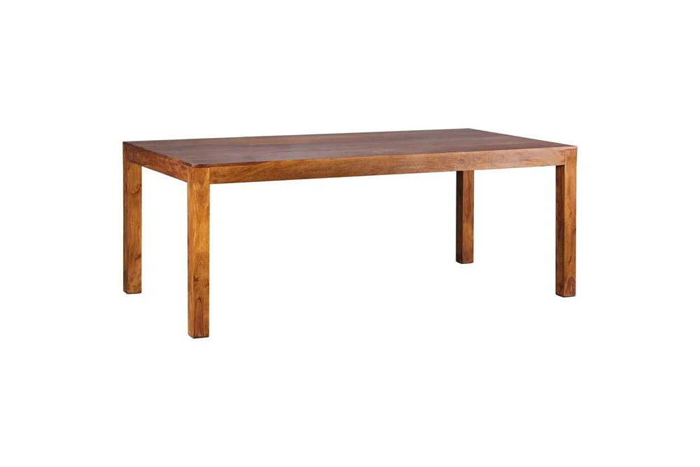 Spisebord Wohnling Massivt treverk landlig hus stil Rosentre, 200x100 cm v:2883482