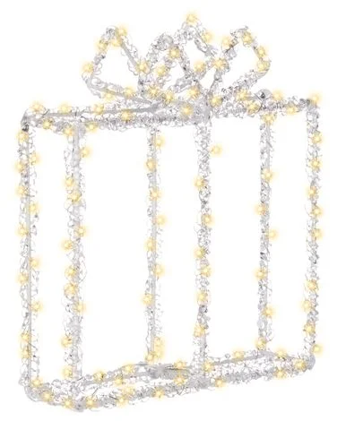 Utendørsdekorasjon LED KEMI 25 cm Julegaver Hvit v:755594 Utendørsdekorasjon LED KEMI 25 cm Julegaver Hvit v:755594