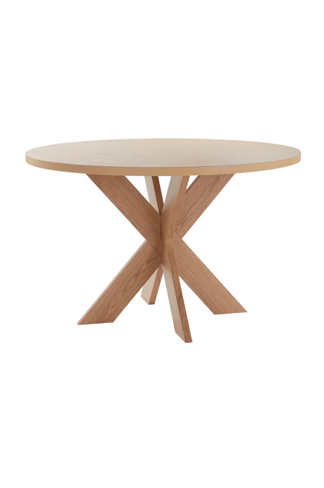 LUGNVIK spisebord Ø 120 cm - Natur m v:9038140