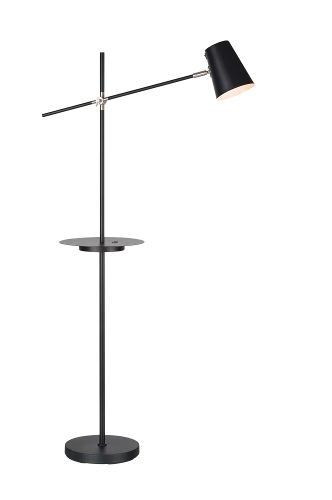 Gulvlampe LINEAR 1L USB – Svart – Belysning | m v:9300136 Gulvlampe LINEAR 1L USB – Svart – Belysning | m v:9300136