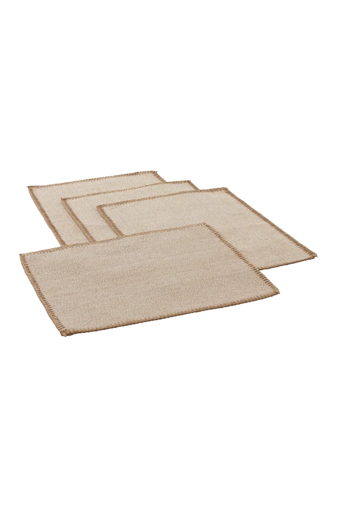 FATIMA bordmatte 4-pakning – Natur – Tekstiler | m v:7843978 FATIMA bordmatte 4-pakning – Natur – Tekstiler | m v:7843978