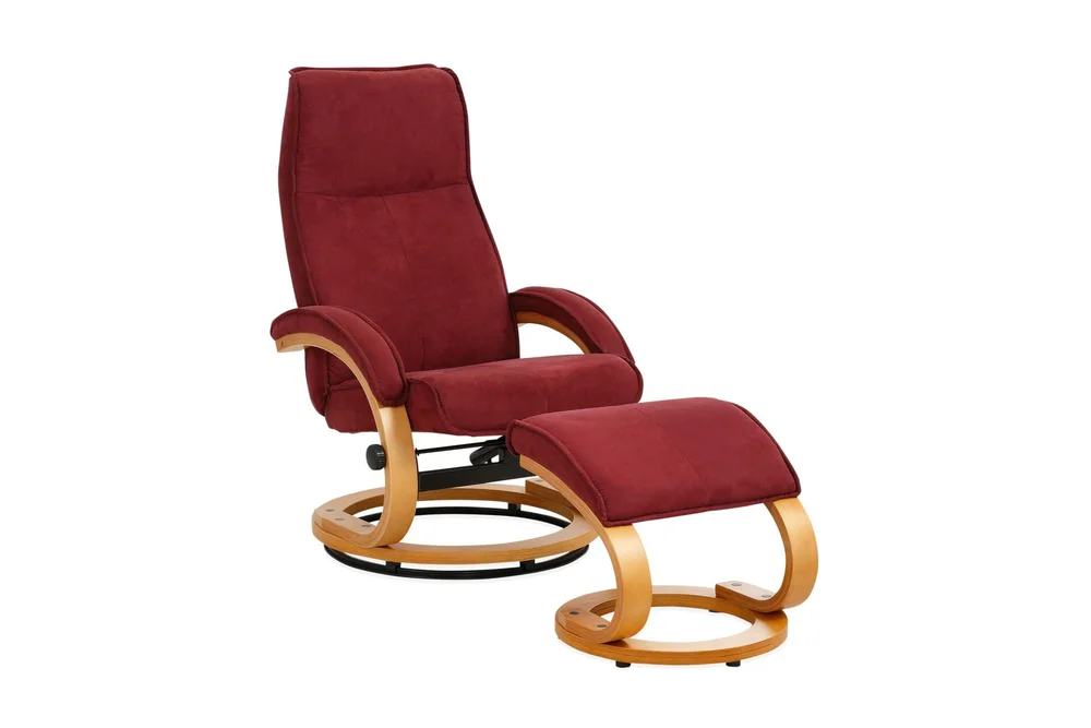 Reclinerstol Loft24 Pasha reclinerstol i mikrofiber Röd v:1943480 Reclinerstol Loft24 Pasha reclinerstol i mikrofiber Röd v:1943480