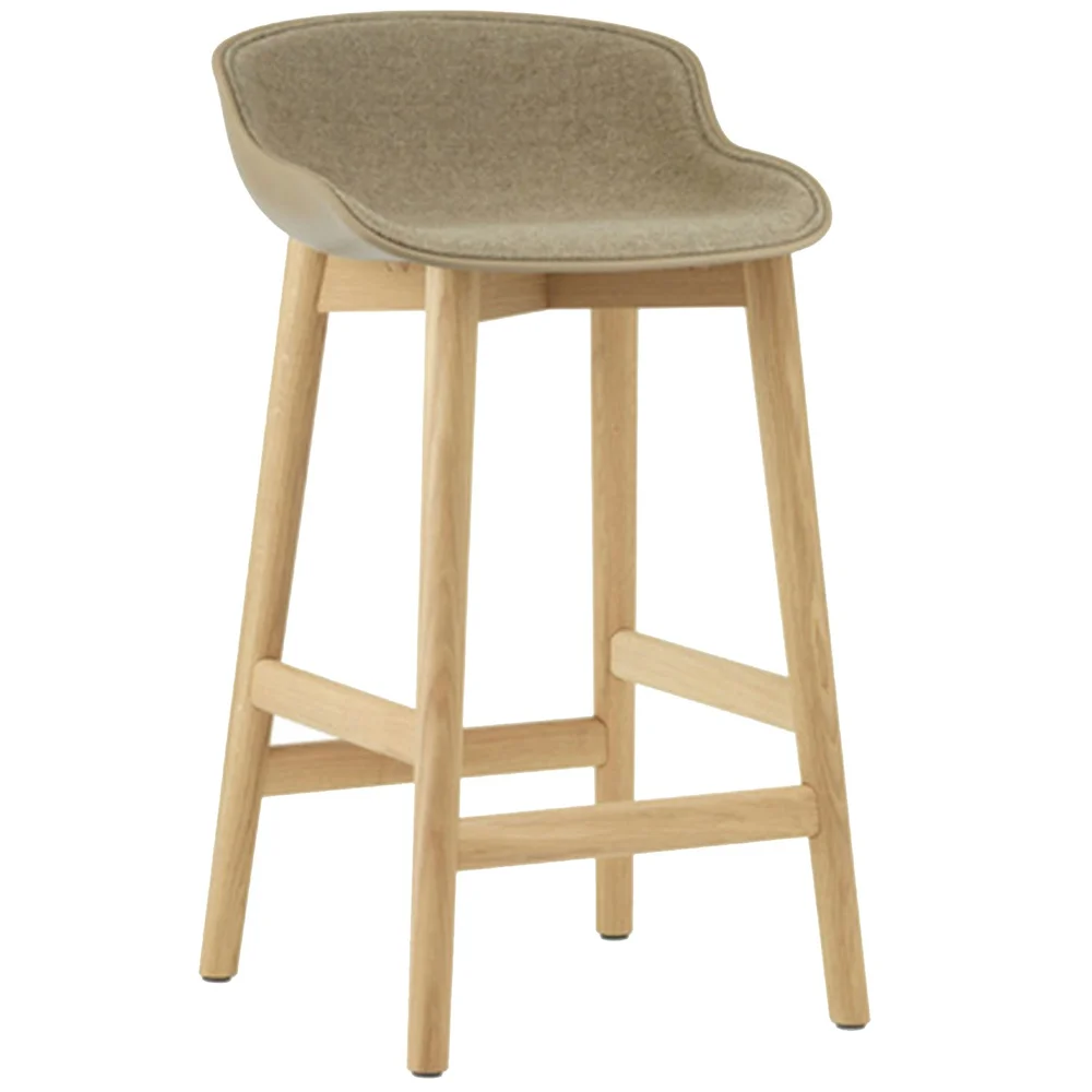 Hyg Barstol 65 cm, Polstret Front, Sand / Eik v:3875329 Hyg Barstol 65 cm, Polstret Front, Sand / Eik v:3875329