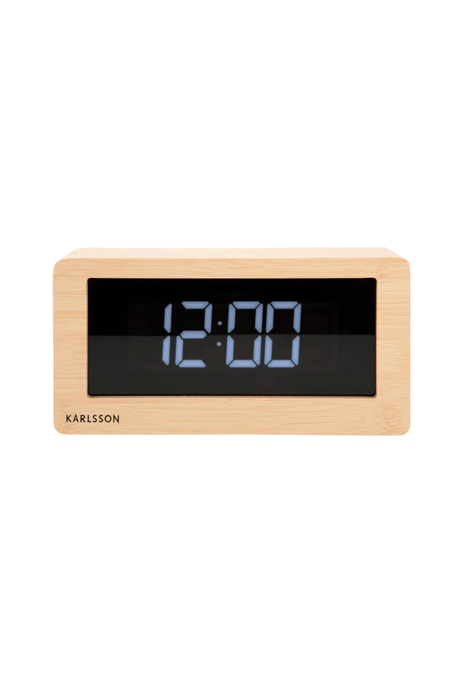 Bordklokke Boxed LED – Brun – Dekor | m v:5399861 Bordklokke Boxed LED – Brun – Dekor | m v:5399861