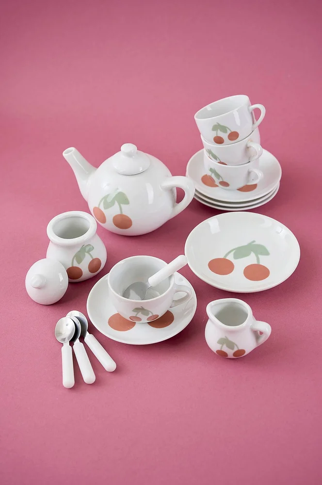 Tesett i porselen – Flerfarget – Barnerom | m v:4245337 Tesett i porselen – Flerfarget – Barnerom | m v:4245337