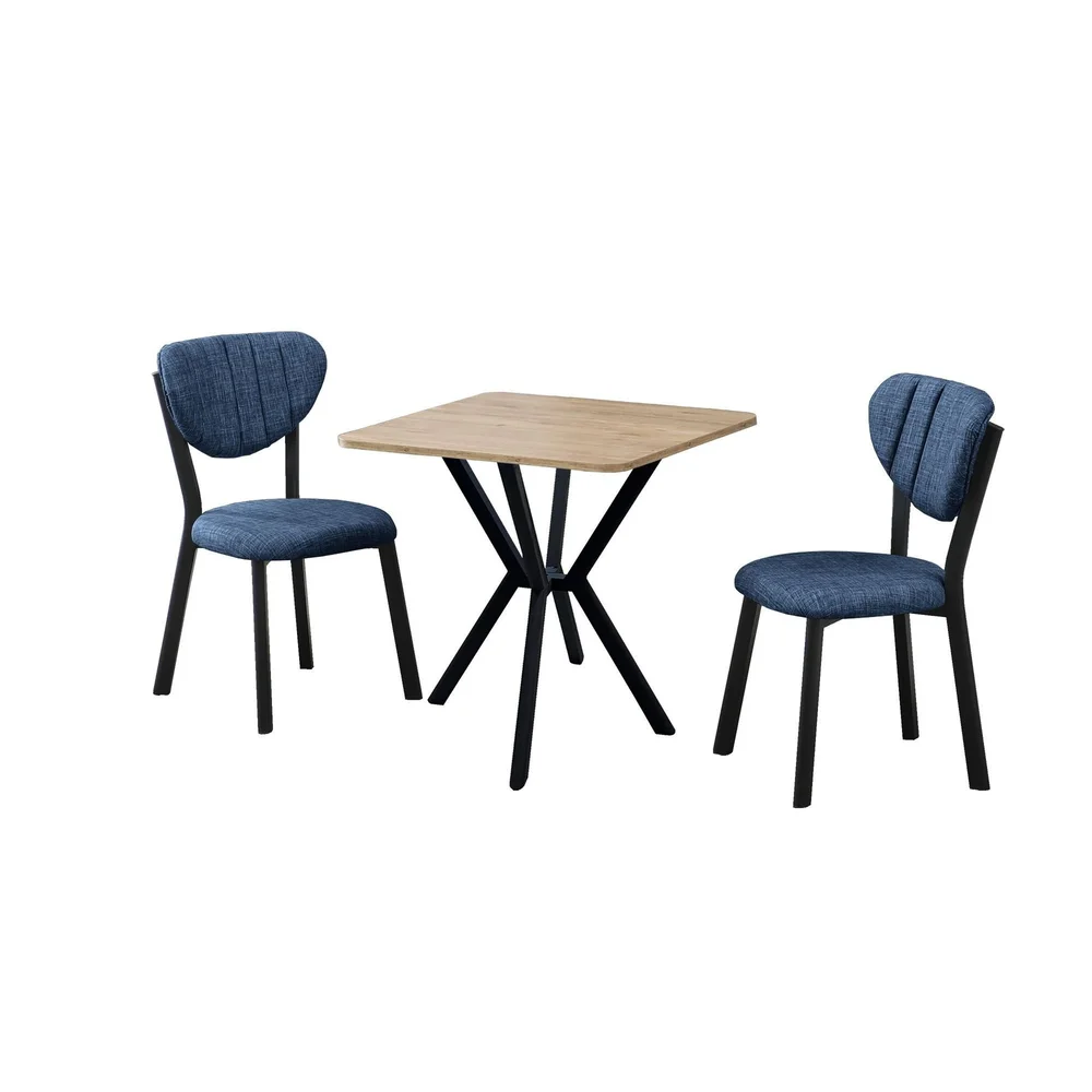 Krylor spisegruppe bord 70 cm + 2 stoler v:1396851