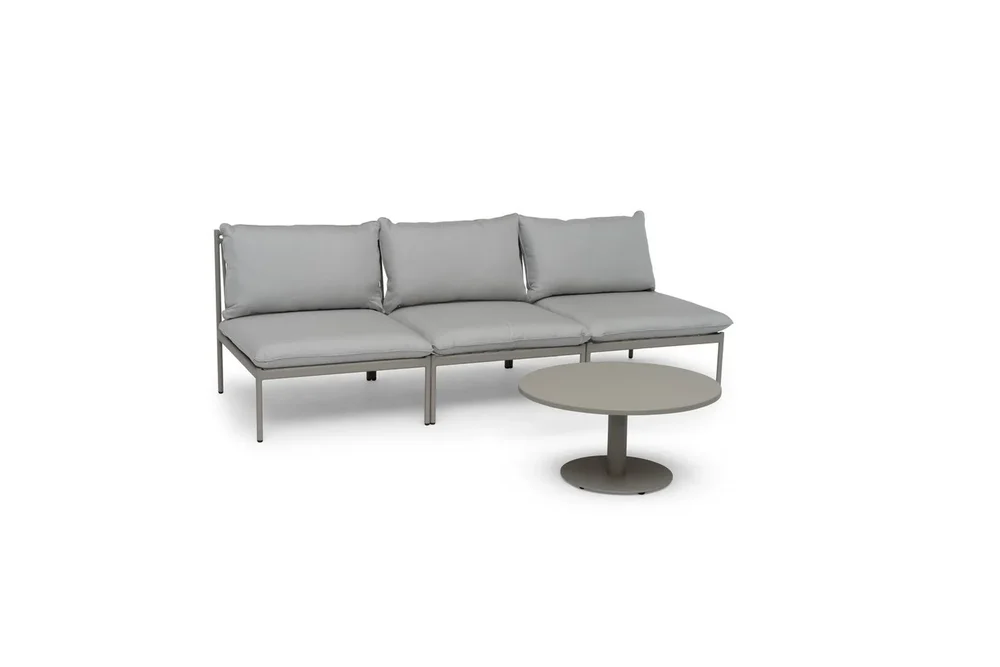 Hillerstorp Näsby sofabord utendørs Ø80 cm sand v:4536904