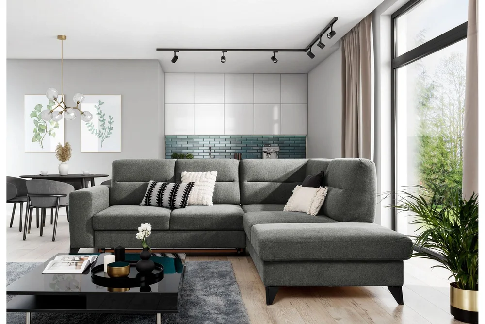 Anglika Sofa m. Sjeselong 4-seters v:9028700