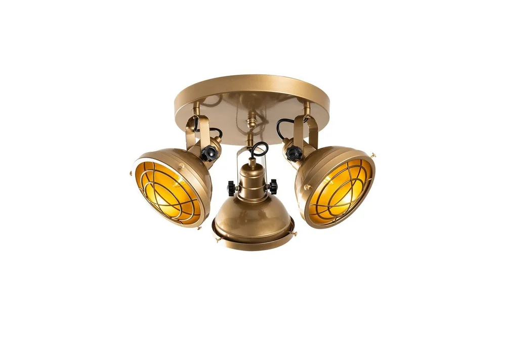 Taklampe Desten Gull v:5048828