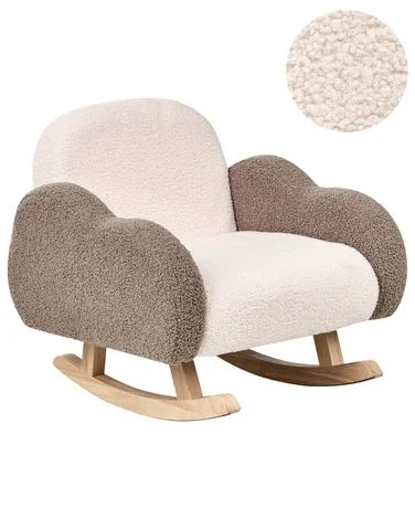 Gyngestol for barn Sky SKARE Bouclé Beige v:3294528 Gyngestol for barn Sky SKARE Bouclé Beige v:3294528