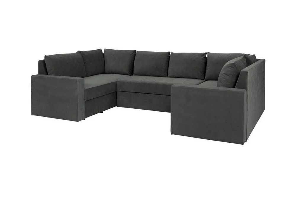 Staffin 4-sits Hörnbäddsoffa Dark grey v:5552637