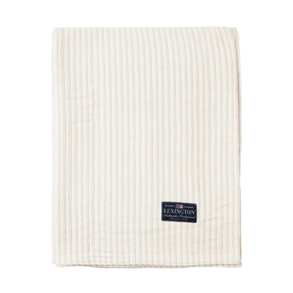Striped Reversable Organic Cotton sengeteppe 260×240 cm v:201411 Striped Reversable Organic Cotton sengeteppe 260×240 cm v:201411